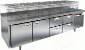 Стол холодильный HICOLD GN 1122/TN LT   2 двери 4 ящика Стол холодильный HICOLD GN 1122/TN LT   2 двери 4 ящика