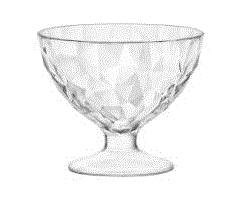 Креманка 220мл Bormioli Rocco прозрачная (Diamond) 3.02253/6/ Креманка 220мл Bormioli Rocco прозрачная (Diamond) 3.02253/6/