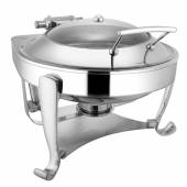 Мармит настольный (чефиндиш) круглый cо стекл крышкой 6,5л,Maco Opulent OP/0/0/6.5/CP Мармит настольный (чефиндиш) круглый cо стекл крышкой 6,5л,Maco Opulent OP/0/0/6.5/CP