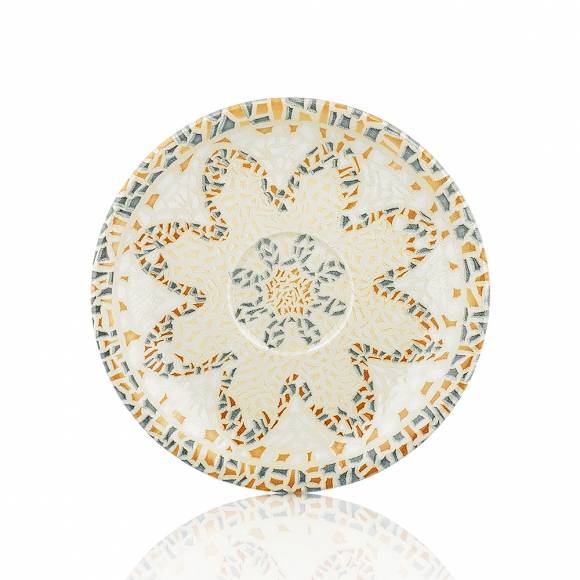 Блюдце кофейное 120мм фарфор,серия Tessera By Bone TN-TS-ZT-01-KT /6/ Блюдце кофейное 120мм фарфор,серия Tessera By Bone TN-TS-ZT-01-KT /6/