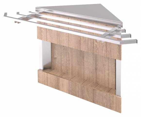Прилавок угловой внешний), RU10A90 (700x990x860  материал столешницы: нержавеющая сталь Прилавок угловой внешний), RU10A90 (700x990x860  материал столешницы: нержавеющая сталь
