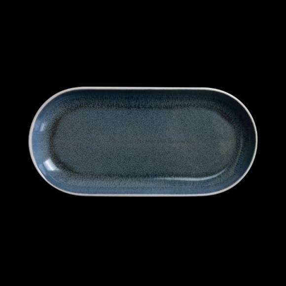 Блюдо прямоугольное 295х140 мм Corone Oceano голубой