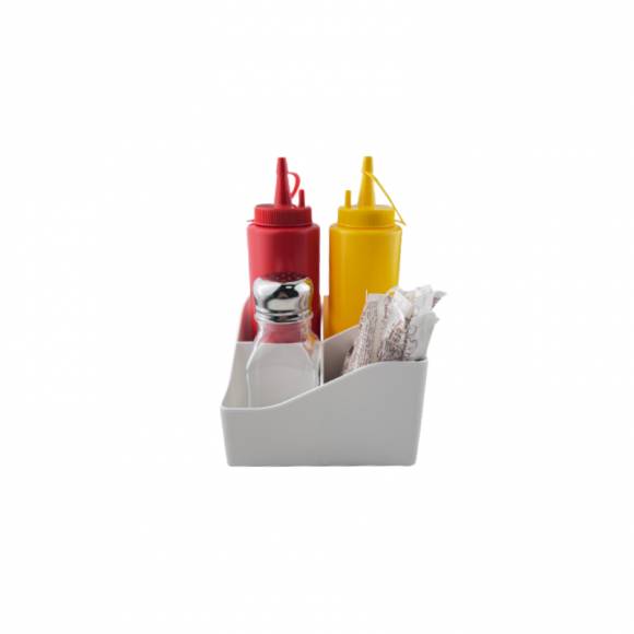 Барный организатор 4 ячейки белый MGprof 1749  /1/