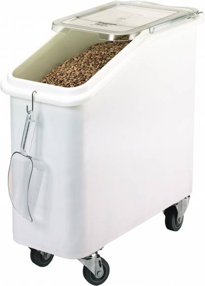 Контейнер для сыпучих продуктов 81л Cambro IBS20 на колесах, белый Контейнер для сыпучих продуктов 81л Cambro IBS20 на колесах, белый