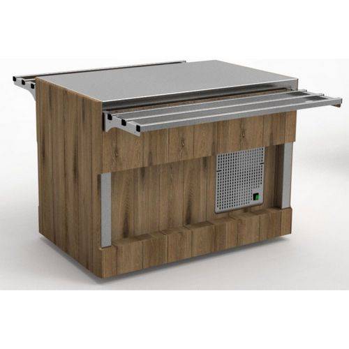 Прилавок нейтральный Refettorio (шведский стол островной) RN42АВ без полки (столешница нерж.) Прилавок нейтральный Refettorio (шведский стол островной) RN42АВ без полки (столешница нерж.)