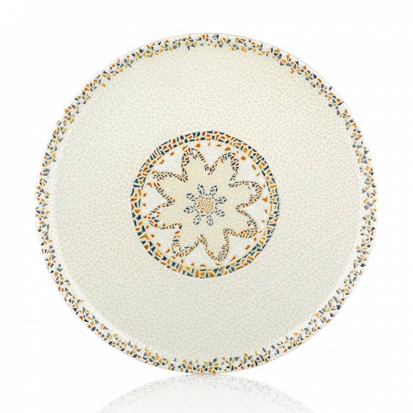 Тарелка круглая 230мм фарфор,серия Tessera By Bone TN-TS-ZT-23-DZ /12/ Тарелка круглая 230мм фарфор,серия Tessera By Bone TN-TS-ZT-23-DZ /12/