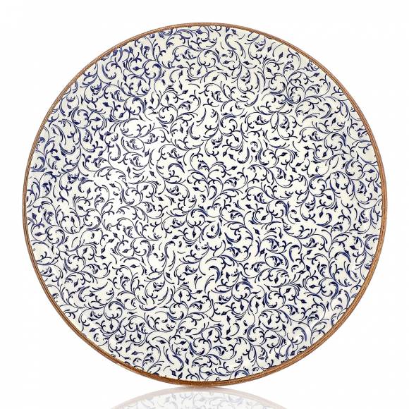 Тарелка гладкая 270мм фарфор Tinta Edera By Bone TN-ED-ZT-27-DZ /6/ Тарелка гладкая 270мм фарфор Tinta Edera By Bone TN-ED-ZT-27-DZ /6/