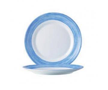 Тарелка d=254 мм голубой край Браш C3773  39250 /6/ Тарелка d=254 мм голубой край Браш C3773  39250 /6/