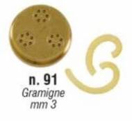 Форма №91 Gramigne 3мм для Sirman Concerto 5 Форма №91 Gramigne 3мм для Sirman Concerto 5
