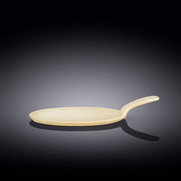 Блюдо для подачи круглое 215 мм с ручкой Сэнд Wilmax 661337 /3/24/ Блюдо для подачи круглое 215 мм с ручкой Сэнд Wilmax 661337 /3/24/