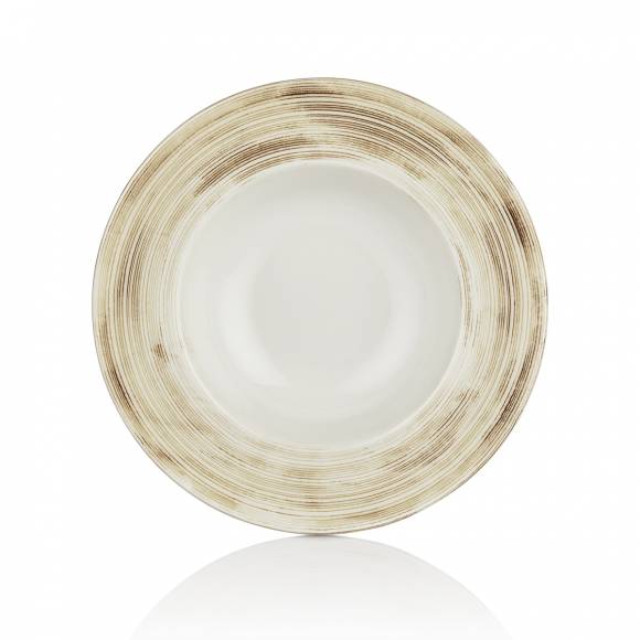 Тарелка для пасты гастро 400 мл 250мм фарфор Falme Brown By Bone TN-FB-GT-25-CK /6/ Тарелка для пасты гастро 400 мл 250мм фарфор Falme Brown By Bone TN-FB-GT-25-CK /6/