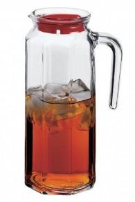 Кувшин 1,0л с красной крышкой Кошем Pasabahce-завод Бор 80051/6/ Кувшин 1,0л с красной крышкой Кошем Pasabahce-завод Бор 80051/6/