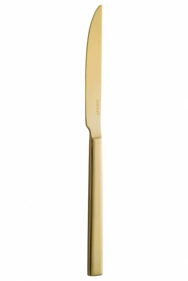 Нож столовый 18/10 3,5 мм 200 мм Grace Mat Gold Bonna 1235GRCO1MGD /12/ Нож столовый 18/10 3,5 мм 200 мм Grace Mat Gold Bonna 1235GRCO1MGD /12/