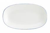 Блюдо овальное 240*140 мм фарфор Gourmet Retro Bonna E101GRM24OKY синий край b Блюдо овальное 240*140 мм фарфор Gourmet Retro Bonna E101GRM24OKY синий край b