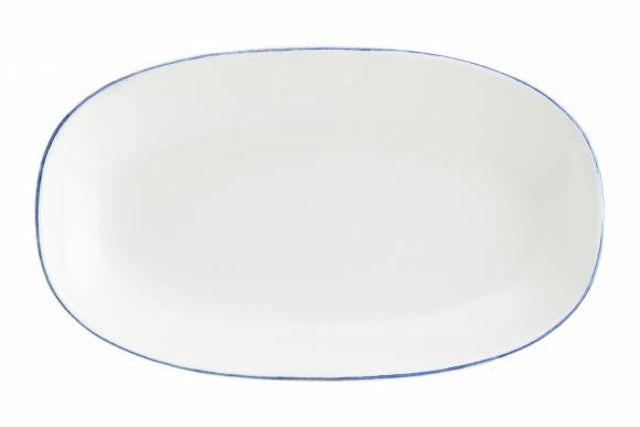Блюдо овальное 240*140 мм фарфор Gourmet Retro Bonna E101GRM24OKY синий край b Блюдо овальное 240*140 мм фарфор Gourmet Retro Bonna E101GRM24OKY синий край b