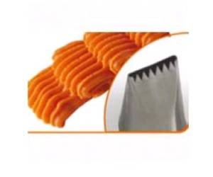 Насадка кондитерская "Зубчатая лента" 28*4мм Martellato BD 302.