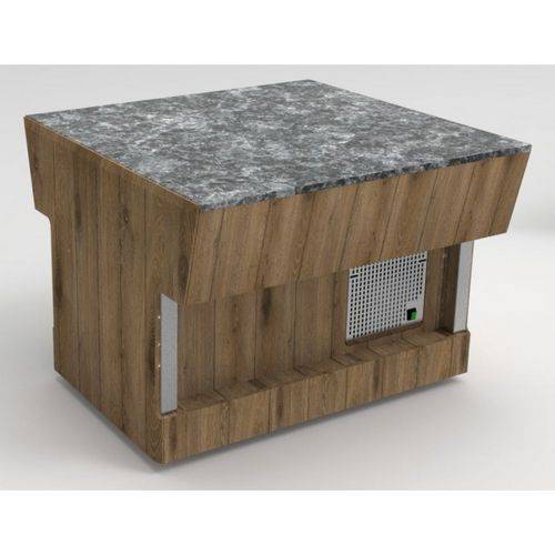 Прилавок нейтральный Refettorio (шведский стол островной) RN43SB без полки каменная столешница Прилавок нейтральный Refettorio (шведский стол островной) RN43SB без полки каменная столешница