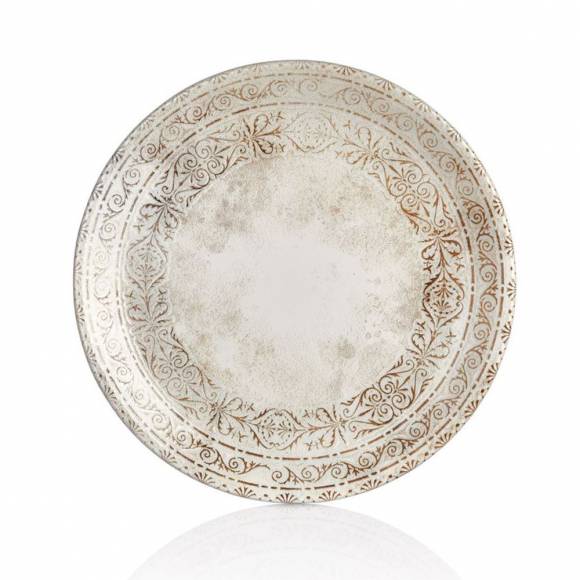 Тарелка 25 см,фарфор Antico By Bone AN-ZT-25-DZ /12/ Тарелка 25 см,фарфор Antico By Bone AN-ZT-25-DZ /12/