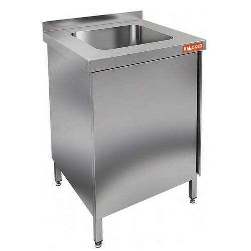 Стол производственный с распашной дверцей и моечной ванной HICOLD НСЗ1М-6/7БЛ Стол производственный с распашной дверцей и моечной ванной HICOLD НСЗ1М-6/7БЛ