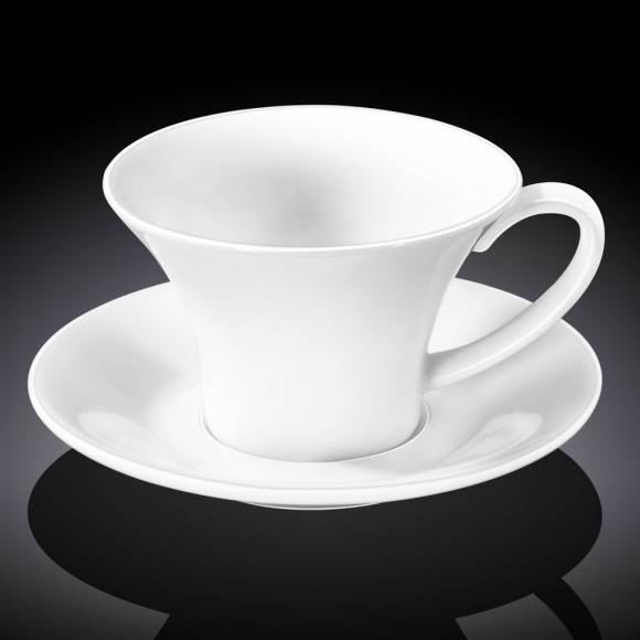 Чашка чайная с блюдцем 330мл Wilmax WL-993171/AB  /6/36/