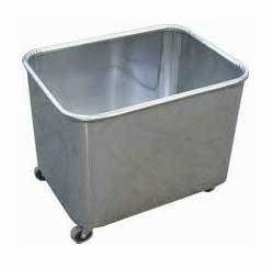 Тележка-бак для прачечной ТП26.3 ОЛДАК нерж. 30л, г/п 150кг Тележка-бак для прачечной ТП26.3 ОЛДАК нерж. 30л, г/п 150кг