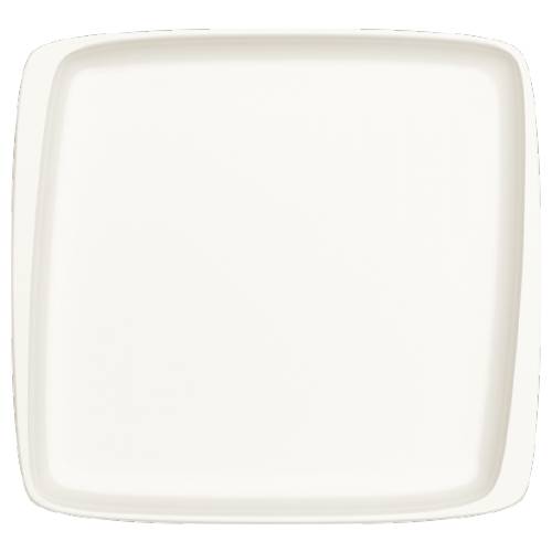 Тарелка квадратная 27х25см фарфор Moove White Bonna MOV34KR b