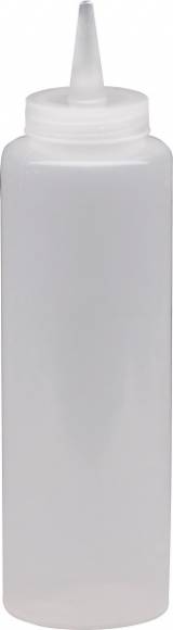 Бутылка для соуса пластиковая белая 700мл 1741, 32100  к1369 Бутылка для соуса пластиковая белая 700мл 1741, 32100  к1369