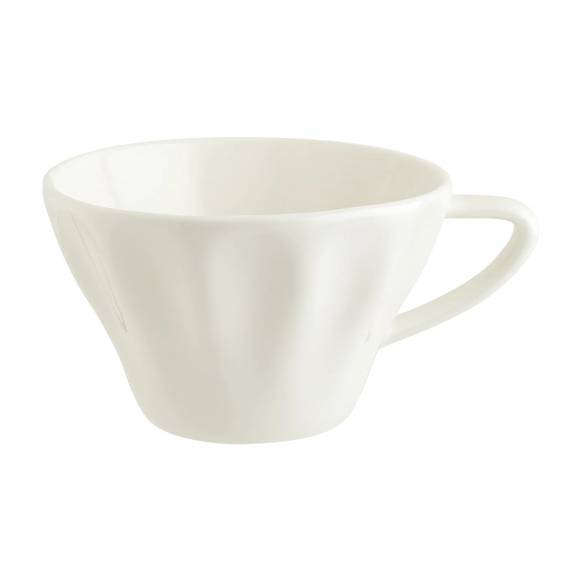 Чашка чайная 235 мл 111 мм h=70 мм Белый, форма Ро Bonna Raw RAW02CF