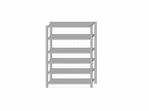 СТП6 стеллаж производственный 6 полок 1900*700*1800