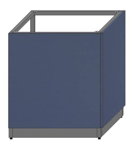 МОБ-У 600х600х860 серия RD1 Каркас с обшивкой ЛДСП (угловой) МОБ-У 600х600х860 серия RD1 Каркас с обшивкой ЛДСП (угловой)