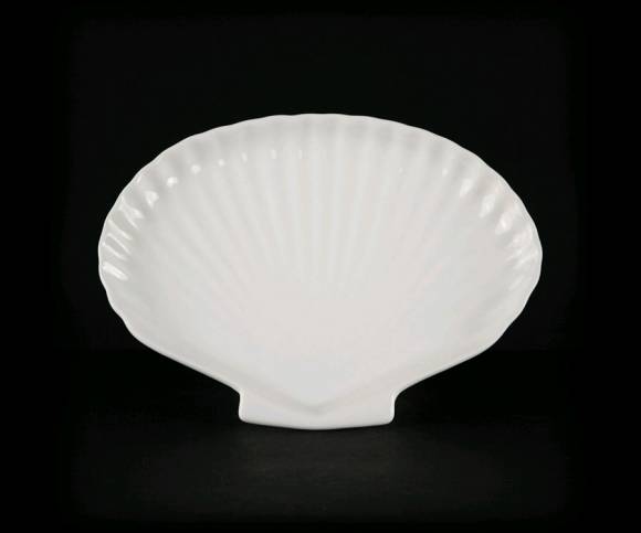 Блюдо раковина 250 мм Chan Wave (Classic) Ivory LQ-Q674 фк0150.