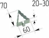 Форма кондитерская "Елочка" 70х60мм h=20мм нерж. Форма кондитерская "Елочка" 70х60мм h=20мм нерж.