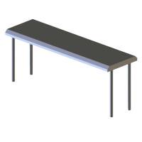 Полка настольная Gastrolux ПН-083/1 нерж. прямая Полка настольная Gastrolux ПН-083/1 нерж. прямая