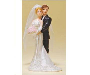 Фигурка для торта "Свадебная пара" набор 2 шт.