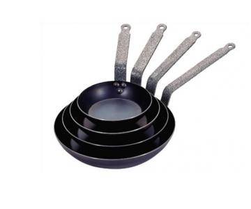 Сковорода 240мм нерж. индукция De Buyer "Blue steel" 5300.24