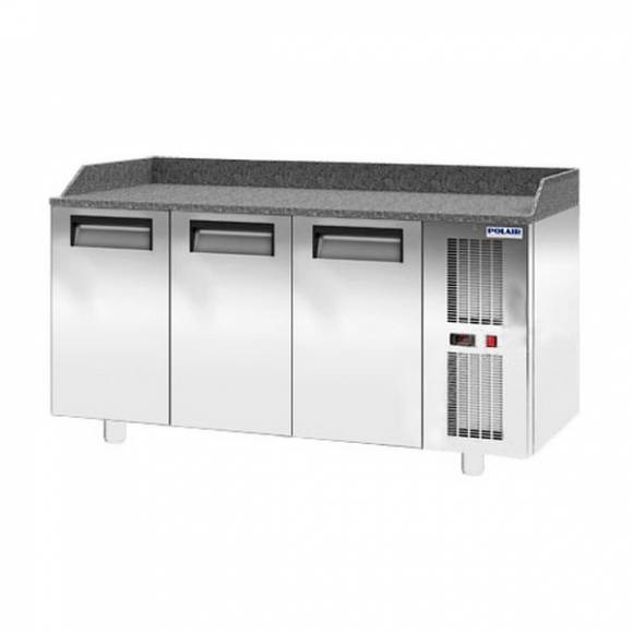 Стол холодильный Grande С Polair TM3pizza-GC 3 двери столешница гранит