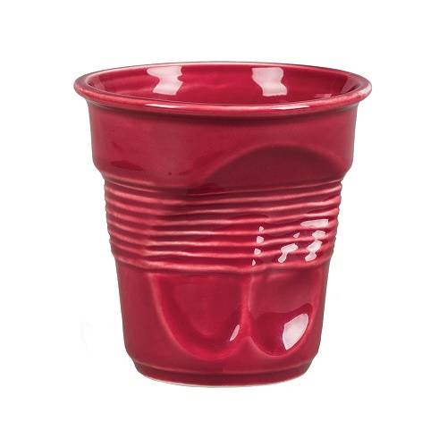 Чашка для капучино 225 мл Мятая бордо Barista  P.L. F3778-200WR /6/