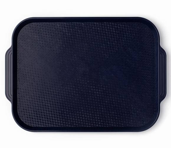 Поднос прямоугольный 45x34,5см темно-синий поверхность классик (401) MGprof 1730