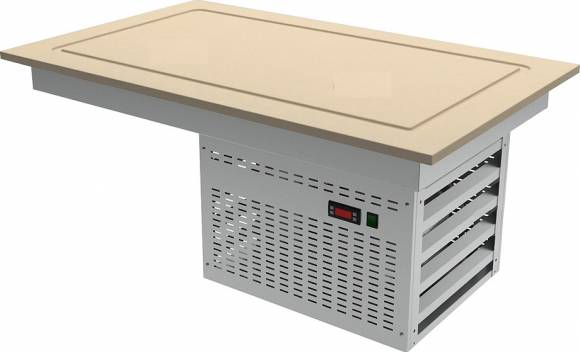 Поверхность охлаждаемая встраиваемая Gastrolux ПОВ-156/К искусств. камень Поверхность охлаждаемая встраиваемая Gastrolux ПОВ-156/К искусств. камень