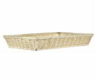 Корзинка для хлеба 415х280х65мм прямоугольная полипропилен бежевая KT3426  кт1928 Корзинка для хлеба 415х280х65мм прямоугольная полипропилен бежевая KT3426  кт1928