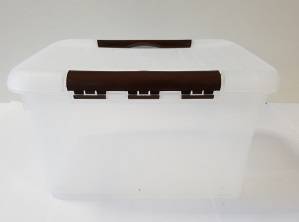 Контейнер 6л 300*230*120мм с коричневым зажимом MG 1707 55428 /1/12/ Контейнер 6л 300*230*120мм с коричневым зажимом MG 1707 55428 /1/12/