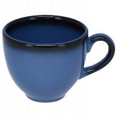 Чашка кофейная 200мл RAK Porcelain Lea фарфор синий с каймой LECLCU20BL /12/ Чашка кофейная 200мл RAK Porcelain Lea фарфор синий с каймой LECLCU20BL /12/