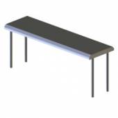 Полка настольная Gastrolux ПН-183/1 нерж. прямая Полка настольная Gastrolux ПН-183/1 нерж. прямая