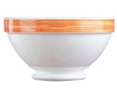 Салатник d=132 мм 510 мл оранжевый край Браш 54557 37299 /6/ Салатник d=132 мм 510 мл оранжевый край Браш 54557 37299 /6/