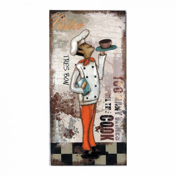 Картина "Bistro" р-р 70*35*4,5 см, P.L. Proff Cuisine 	FH83-13202 Картина "Bistro" р-р 70*35*4,5 см, P.L. Proff Cuisine 	FH83-13202