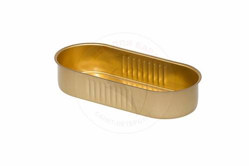 В. Банка для подачи 155х30мм овальная алюминий КНР 81200917 №19  /60/ В. Банка для подачи 155х30мм овальная алюминий КНР 81200917 №19  /60/