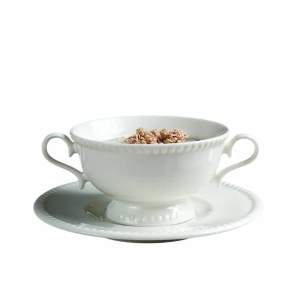 Пара бульонная 300 мл фарфор NOBLE LUXE 307602A+307010A Пара бульонная 300 мл фарфор NOBLE LUXE 307602A+307010A