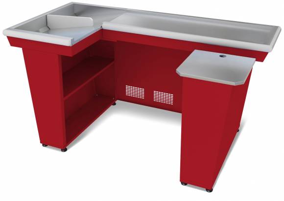 Кассовый бокс КБ-1,9-2Н двойной накопитель (красный) МХМ 4.330.060-К