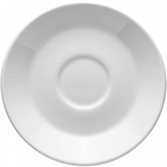 Блюдце D=150 H=20мм Монако Вайт Steelite фарфор белый 9001 C318 /1/36/