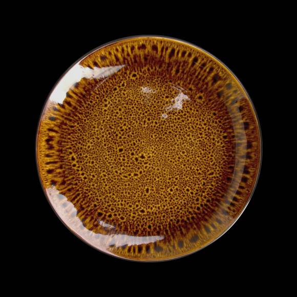 Тарелка без бортов 228мм, коричневый Tvist Madeira фк6102